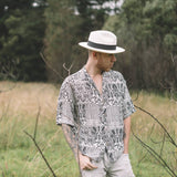 Classic White Panama Hat - Handmade Straw Hat