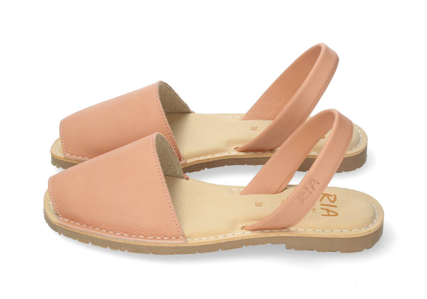 Menorcan Padded Abarcas Sandal - Coral