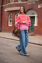 Taz Recycled Cotton Mix Two Tone Jumper