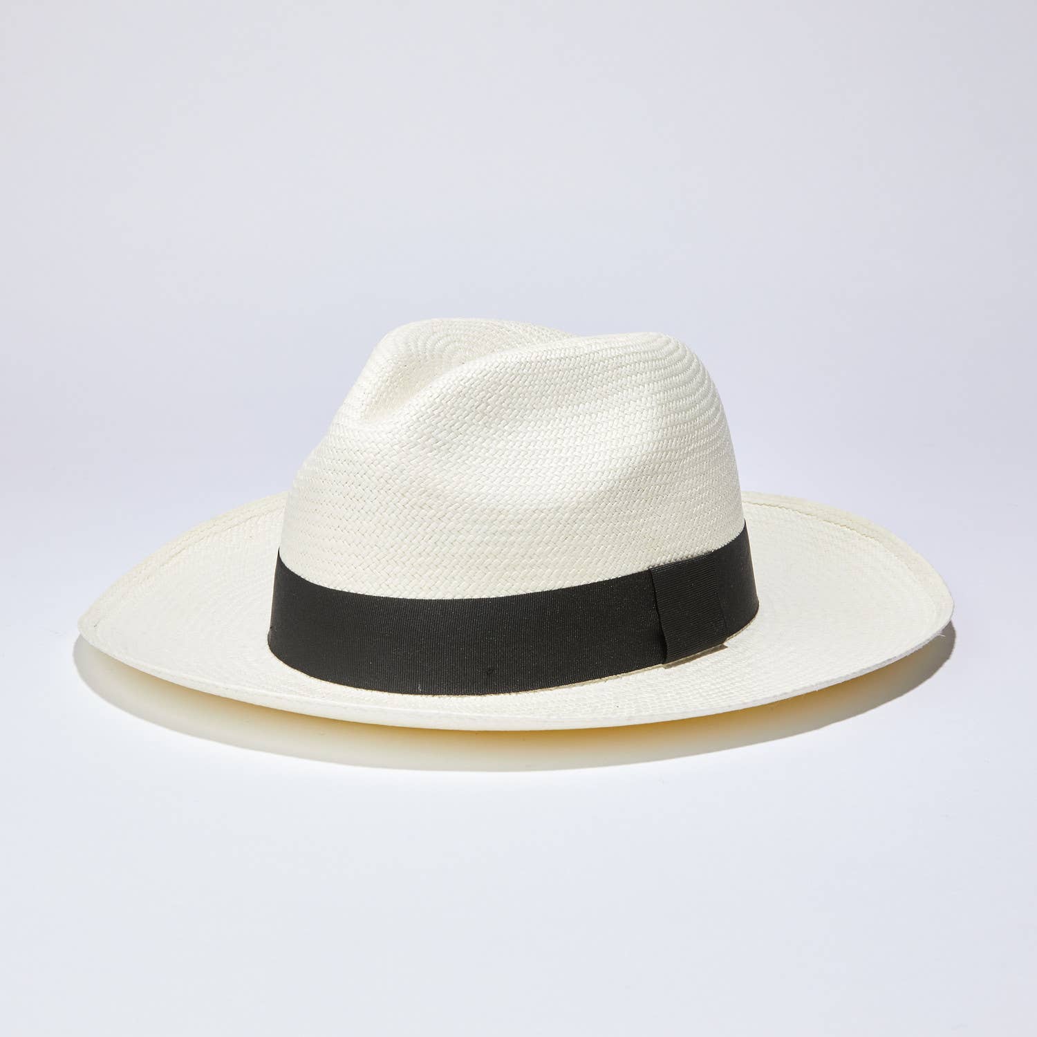Classic White Panama Hat - Handmade Straw Hat