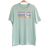 Organic cotton mint t-shirt by ebbflow