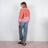 Taz Recycled Cotton Mix Two Tone Jumper