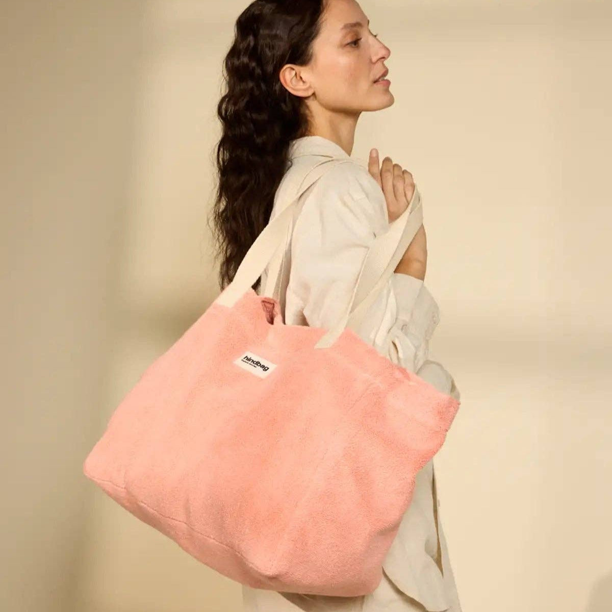 Terry towelling beach bag
