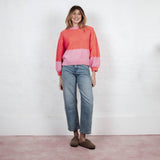 Taz Recycled Cotton Mix Two Tone Jumper