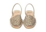 Menorcan Abarcas Sandal - Animal Print