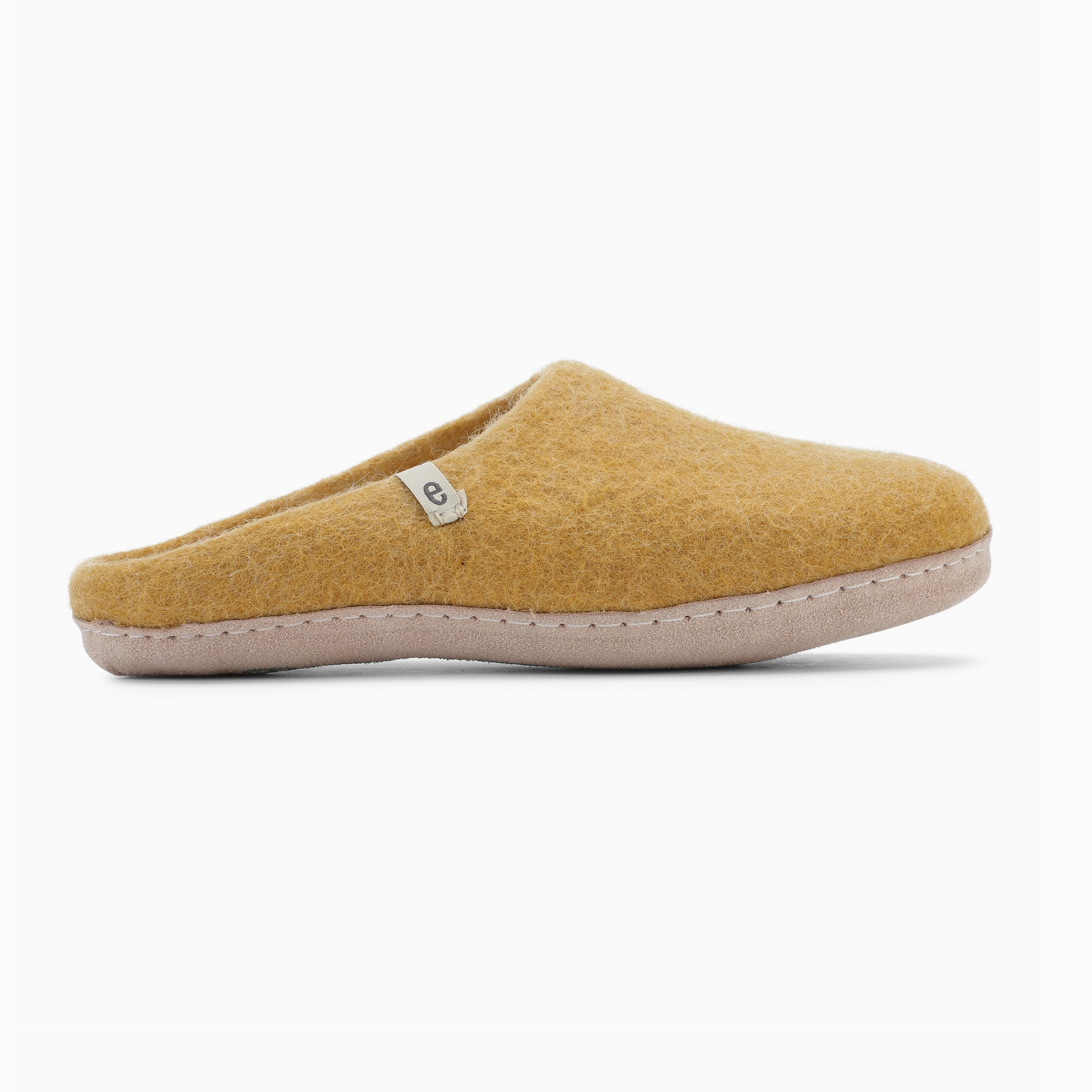 Mustard felt slipper by egos
