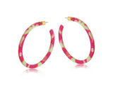 Emma Large Hoop Resin Earrings