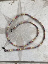 Glasses cord / Pink & yellow