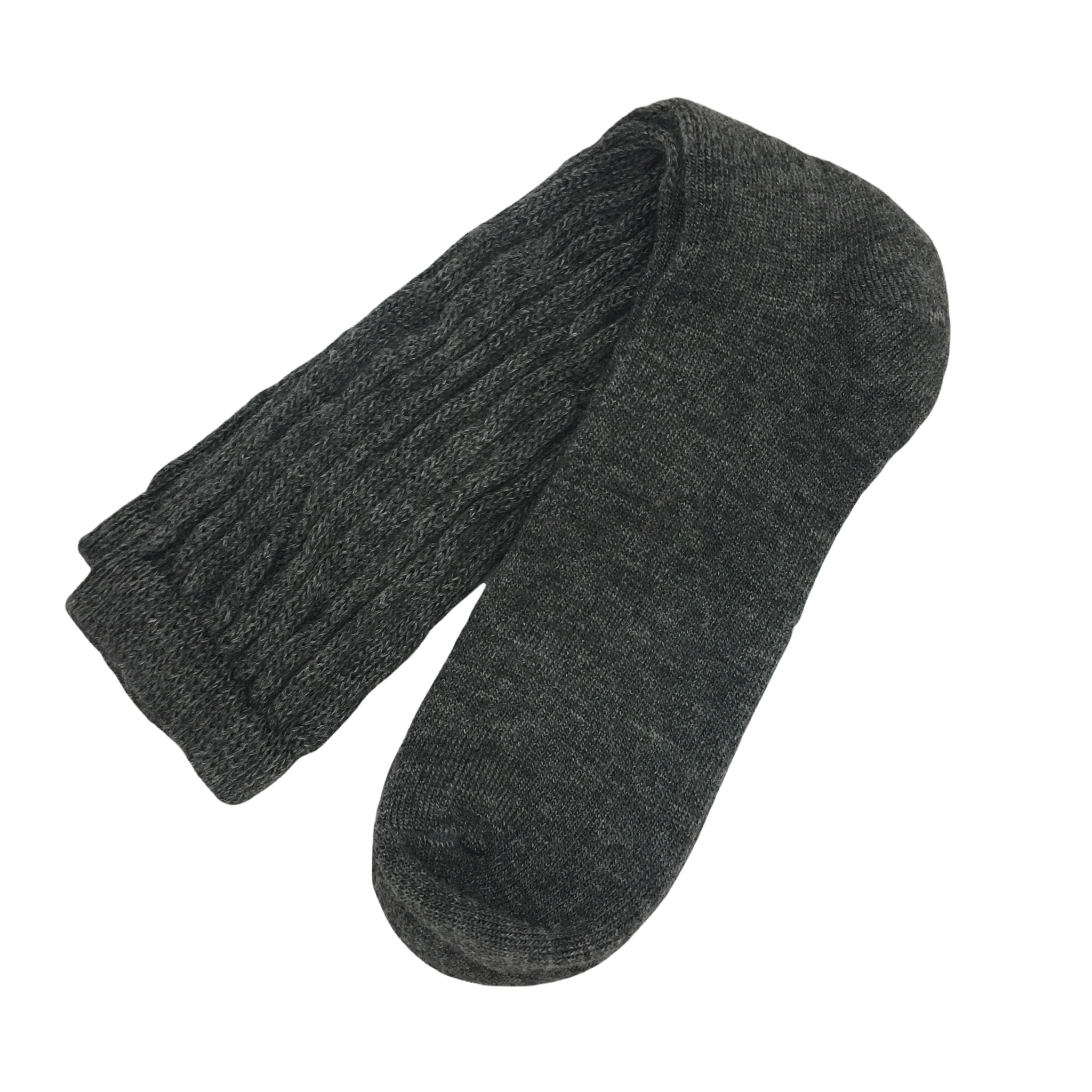 Men's grey alpaca walking socks