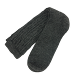 Men's grey alpaca walking socks
