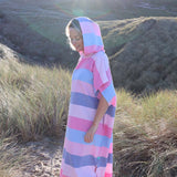 Flow Changing Robe - Pink Stripe