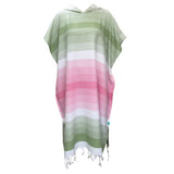 Drift Changing Robe - Olive/Pink