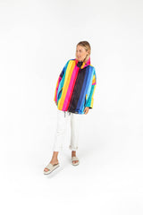 Night Rainbow Raincoat by Insane in the Rain