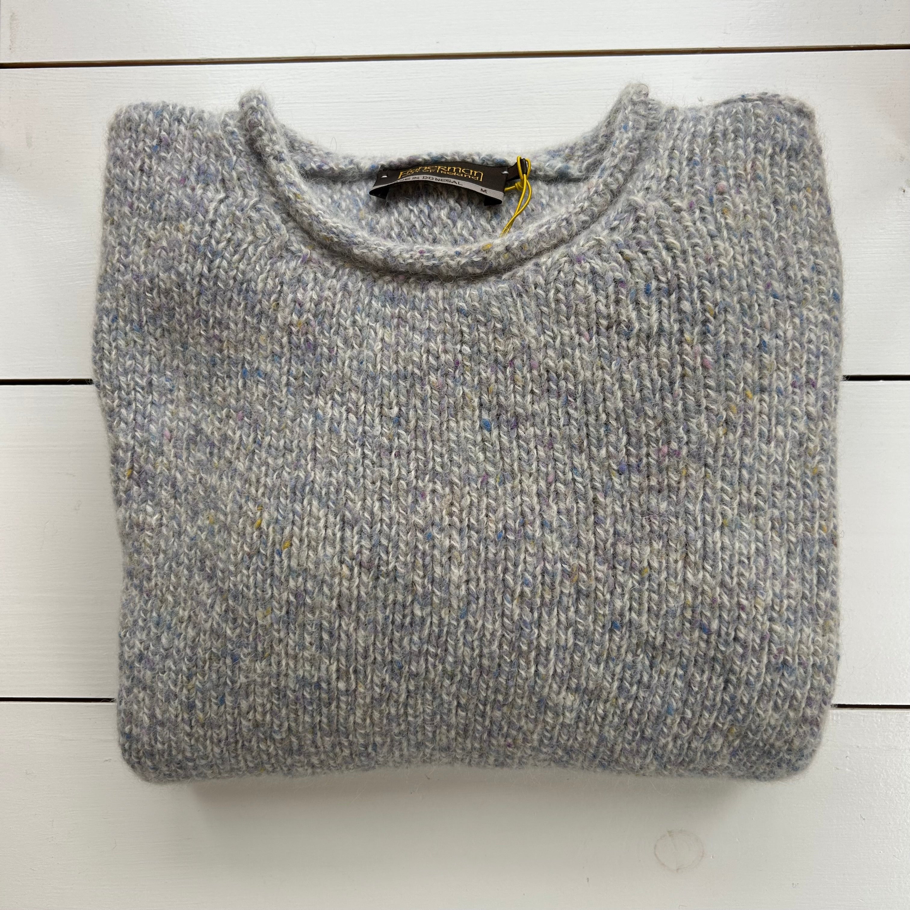 Fishermen Out of Ireland Merino/Alpaca Blend Roll Neck