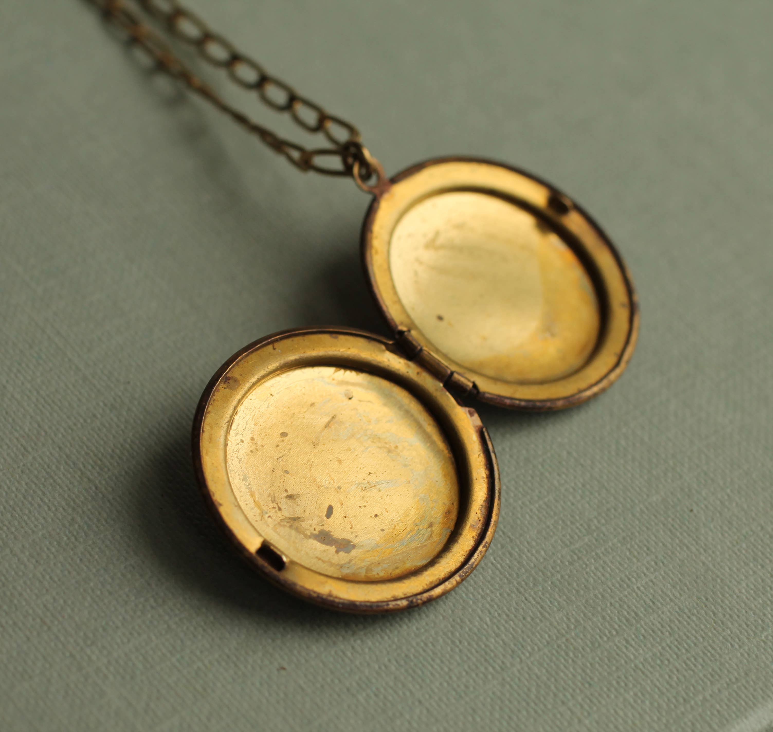 Antique Swallow Bird Locket