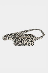 Harry Leopard Fanny Pack in Ecru