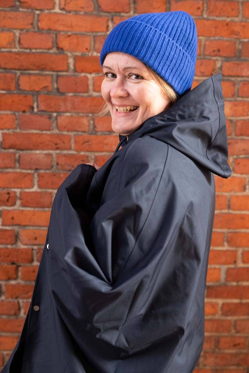 Danerain Poncho Dk Navy