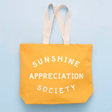 Sunshine Appreciation Society - Canvas Tote Bag