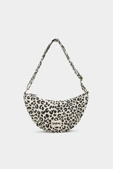 Andrea Leopard Bum Bag in Ecru