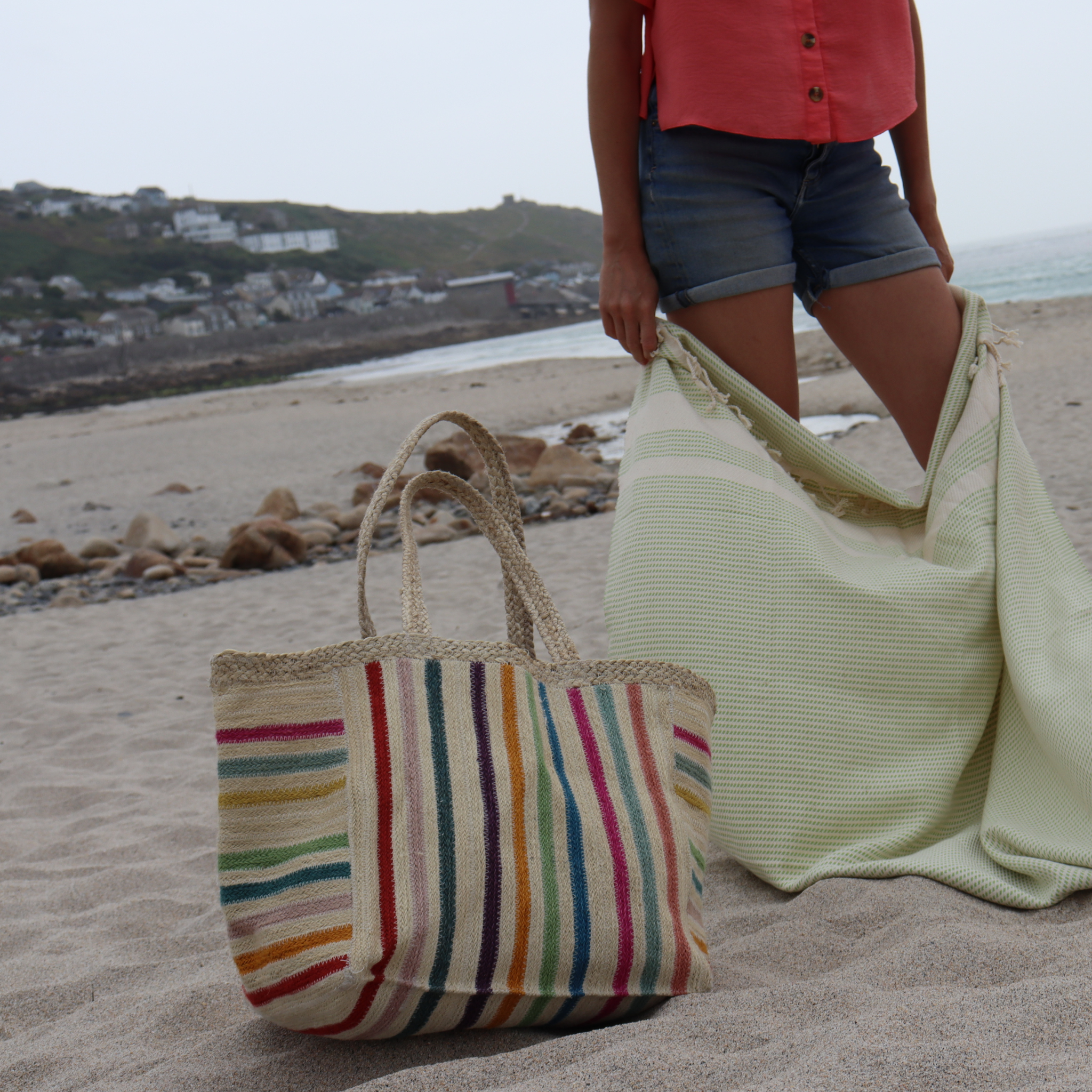 Horizon Jute Beach Bag