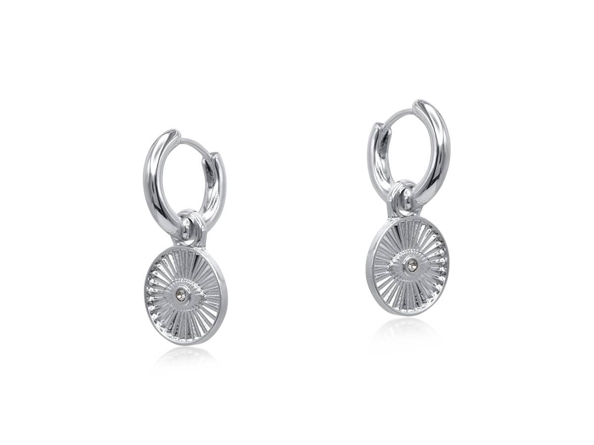 Sirens Eye Huggies Earrings - Ebbflowcornwall