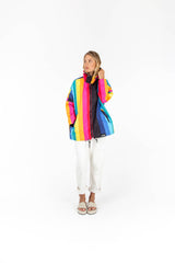 Night Rainbow Raincoat by Insane in the Rain