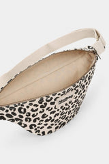 Olivia Leopard Ecru Bum Bag