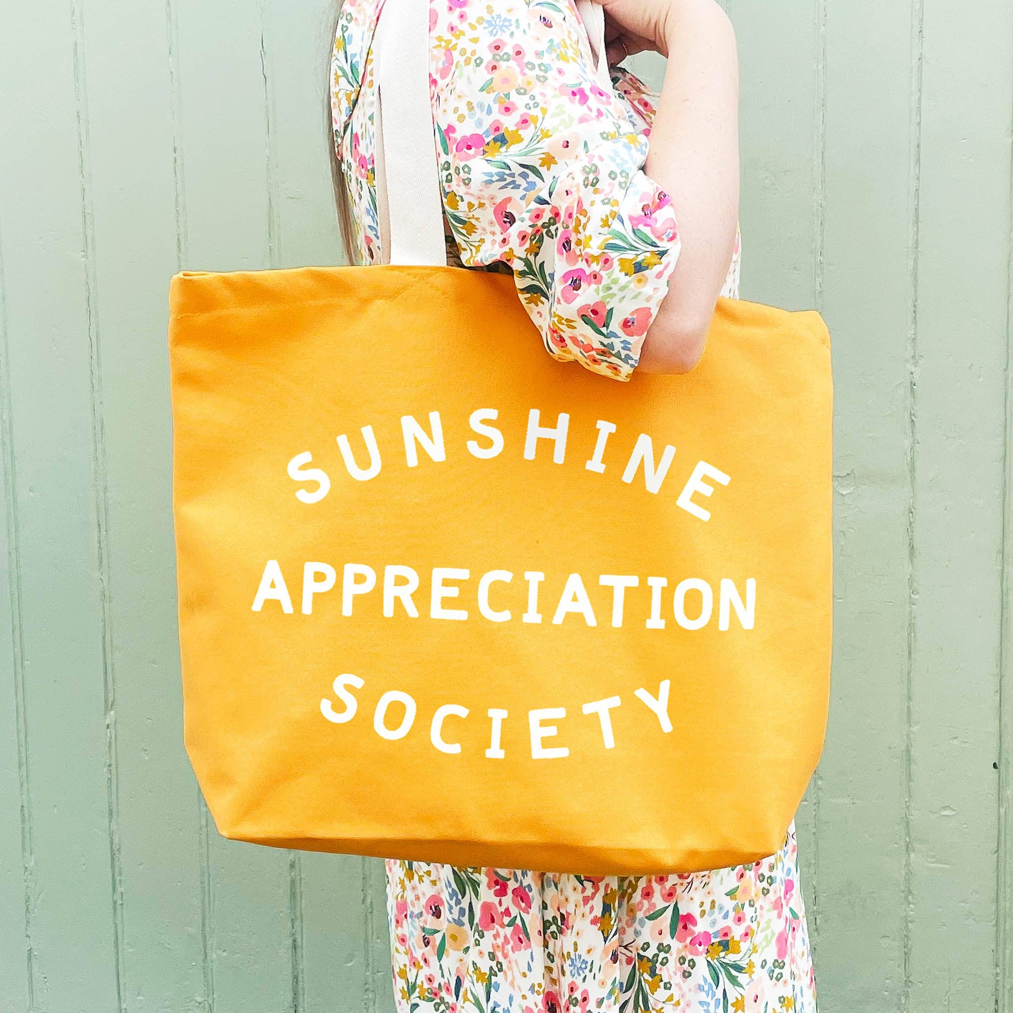 Sunshine Appreciation Society - Canvas Tote Bag