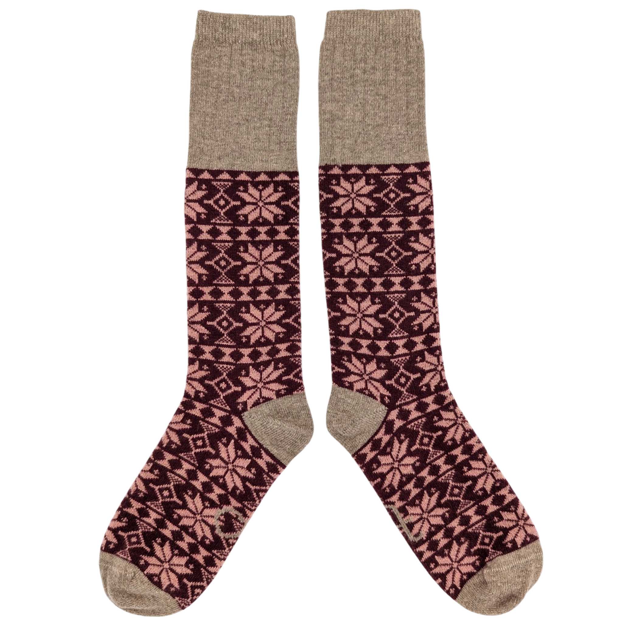 Women's Lambswool Boot / Long Socks