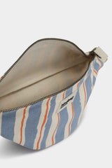 Olivia Orange and Blue Striped Fanny Pack