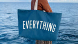 Large cotton beach bag