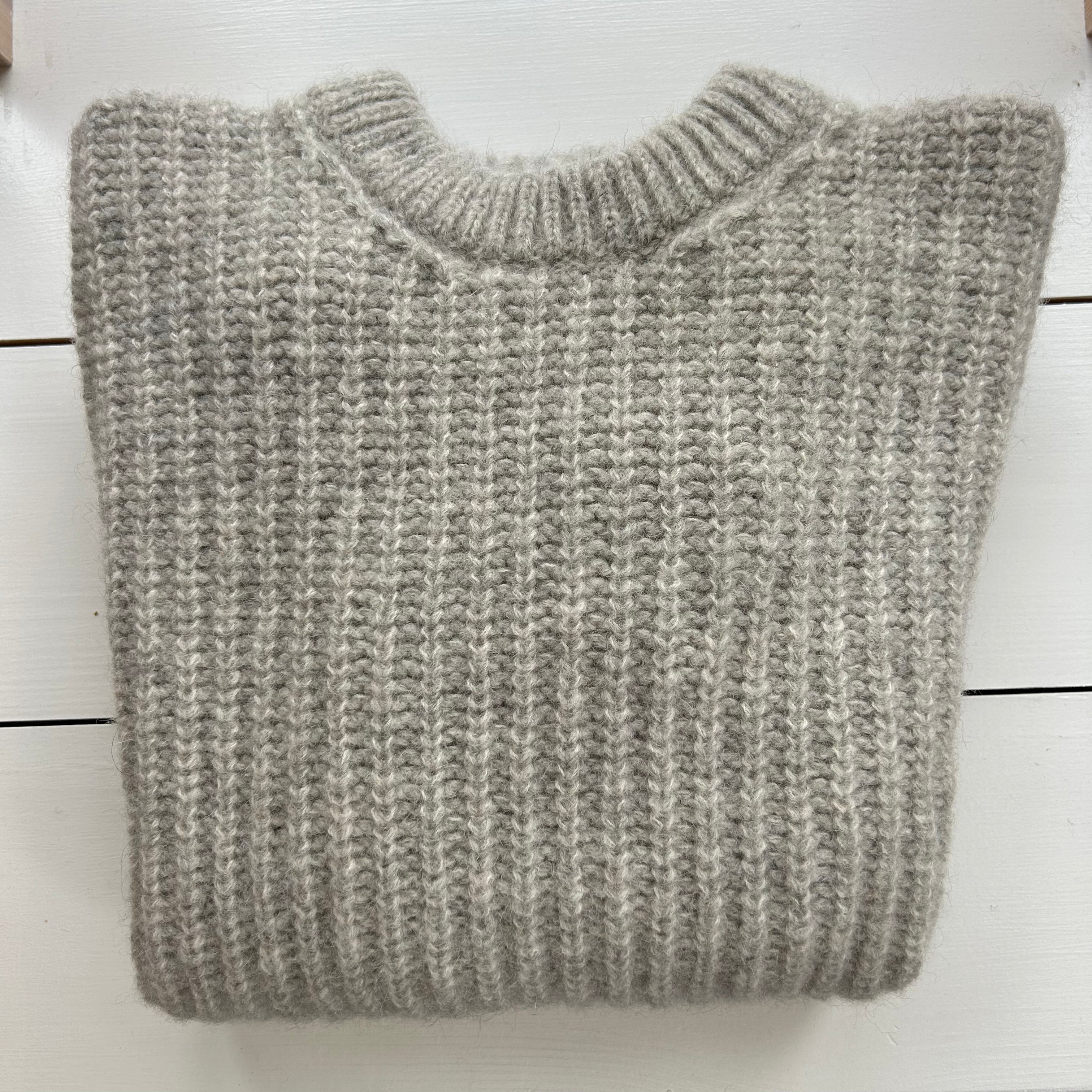 Fishermen Out of Ireland Chunky Ribbed Crew Jumper