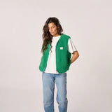 Sleeveless Sherpa Zip Jacket - Ebbflowcornwall