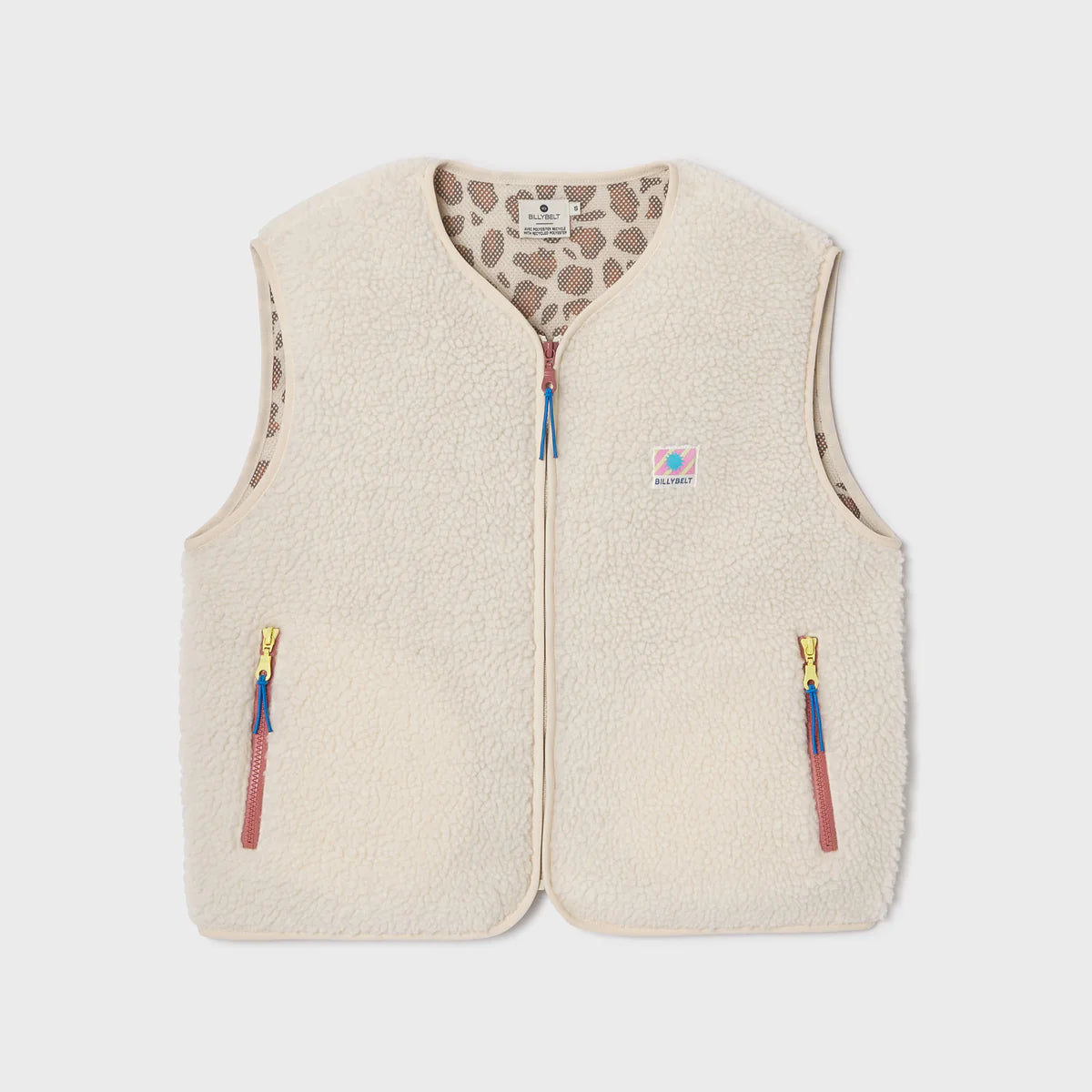 Sleeveless Sherpa Zip Jacket - Ebbflowcornwall