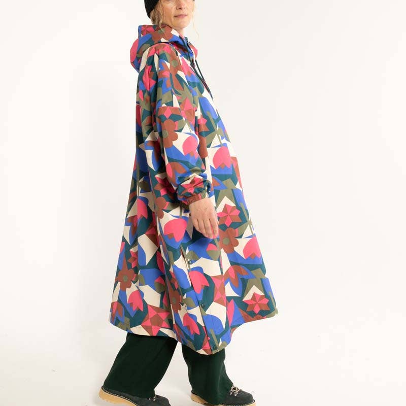 Dreamdrops Rain Poncho - Geo Fleur