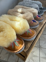 Sheepskin Moccasin Slippers