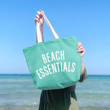 'Beach Essentials' Canvas Bag