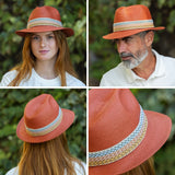 Travaux En Cours Braided Band Sun Hat