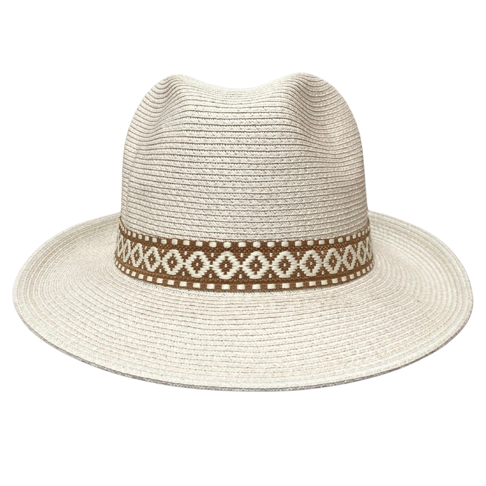 Travaux En Cours Braided Band Sun Hat