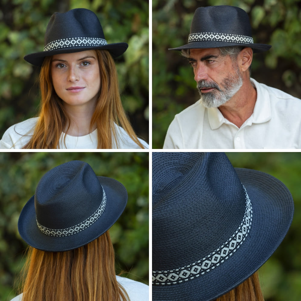 Travaux En Cours Braided Band Sun Hat