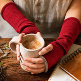 Brea Wrist Warmers in Alpaca Knit