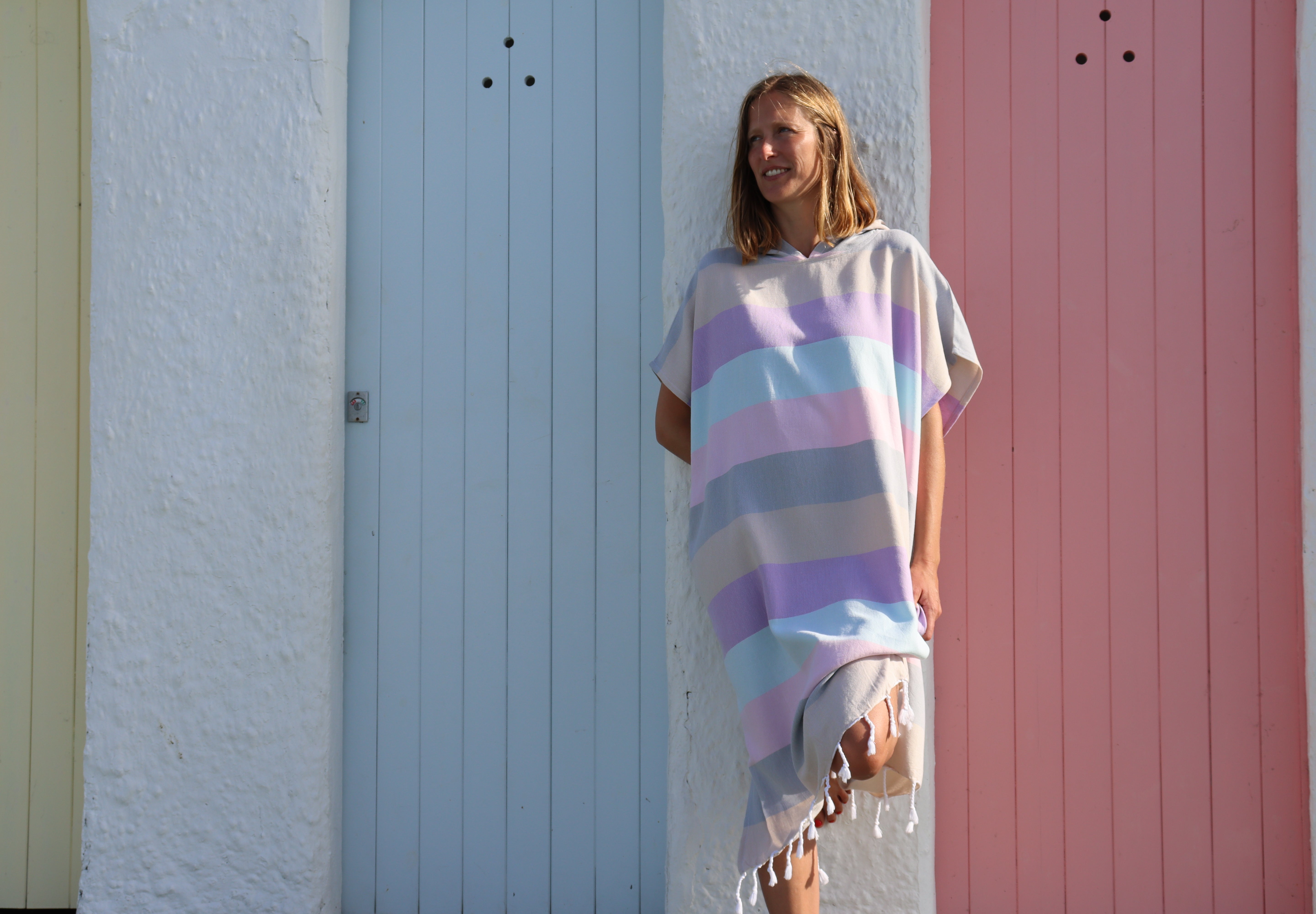 Flow Changing Robe - Pastel Stripe