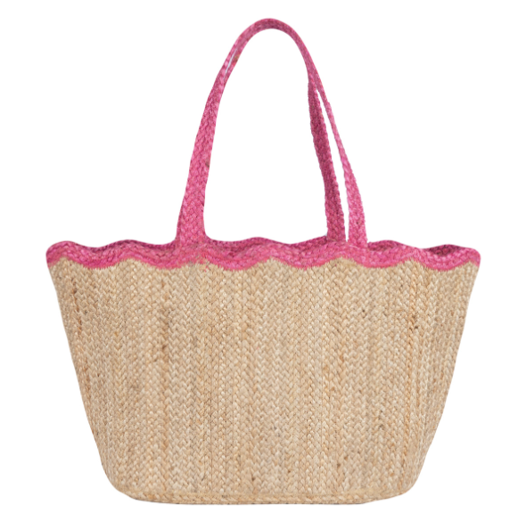 Whitsand Scallop Jute Bag