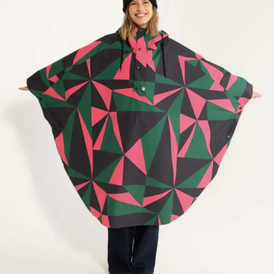 Dreamdrops Rain Poncho - Triangulate