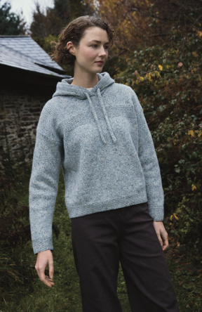 Fisherman Out of Ireland Cropped Hoodie
