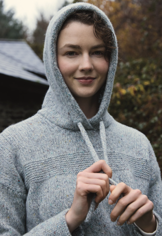 Fisherman Out of Ireland Cropped Hoodie