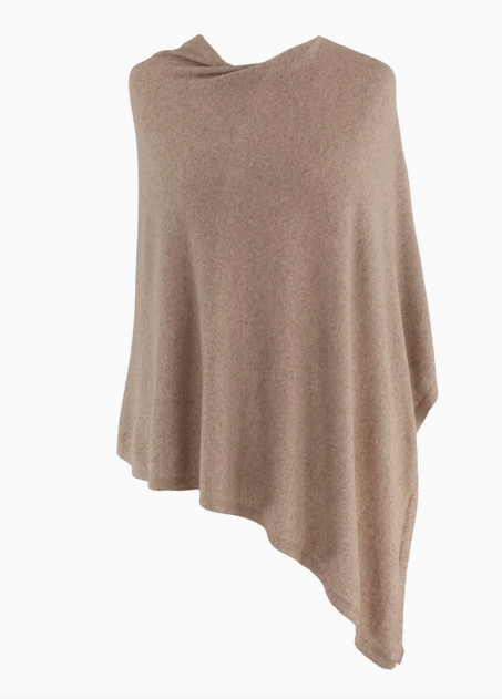 Cashmere Blend Poncho