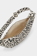 Andrea Leopard Bum Bag in Ecru