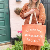 Sunshine Appreciation Society - Canvas Tote Bag