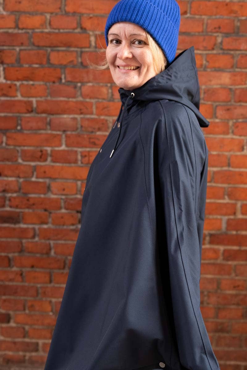Danerain Poncho Dk Navy
